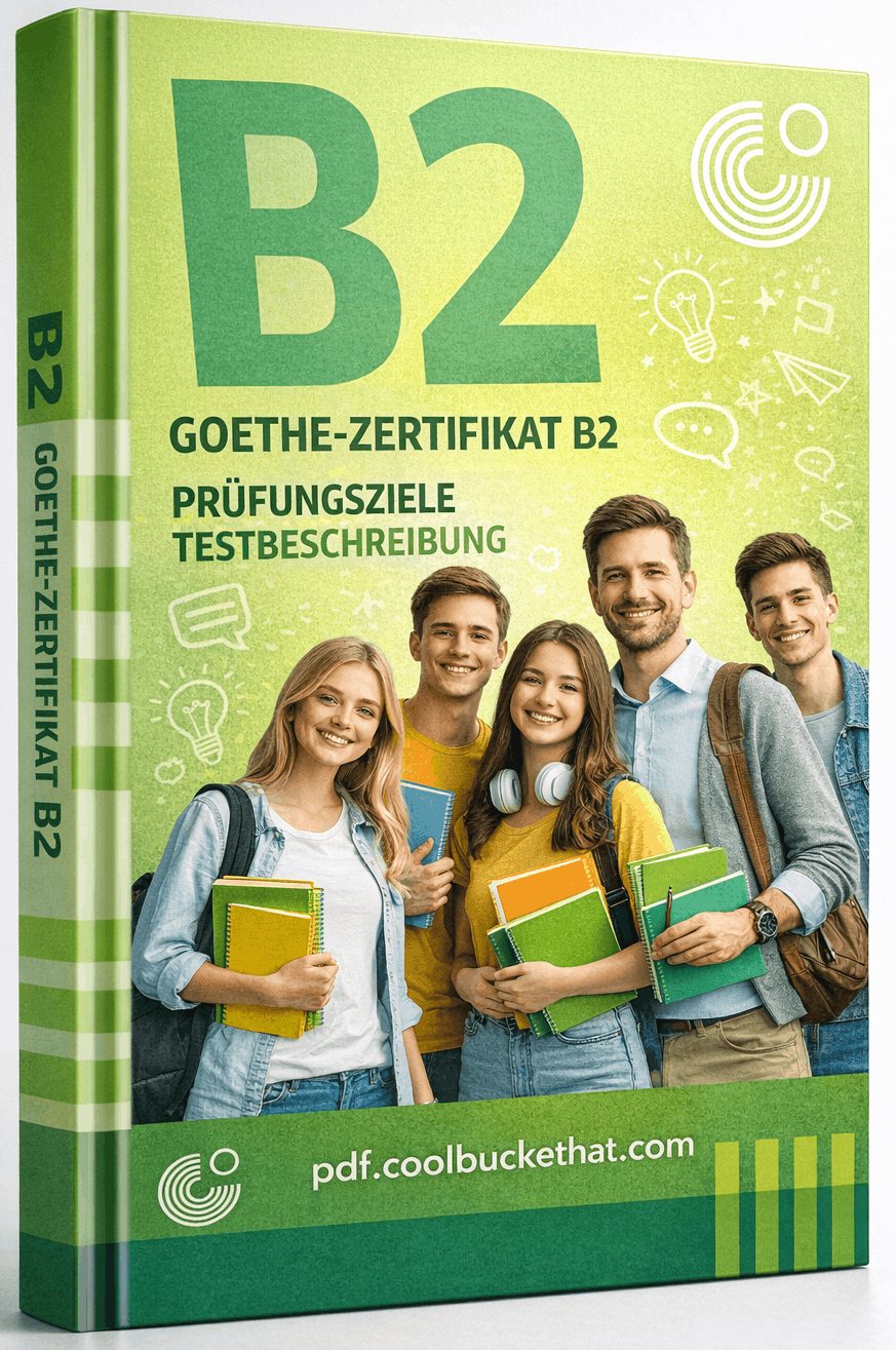 Goethe Zertifikat B2 Prüfungsziele Testbeschreibung