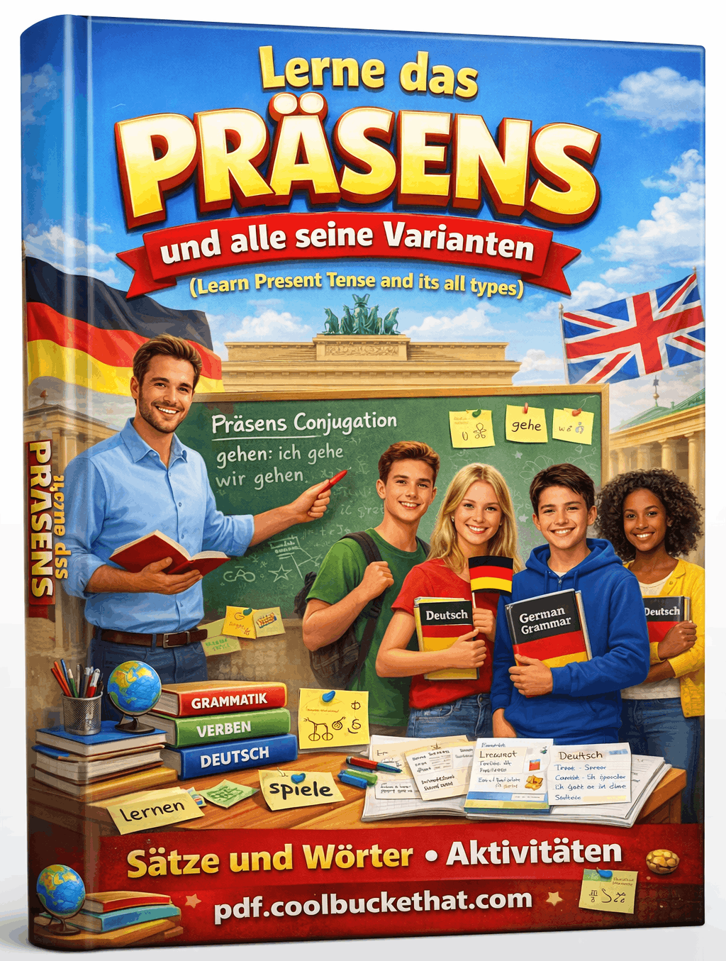 Lerne das Präsens und alle seine Varianten
