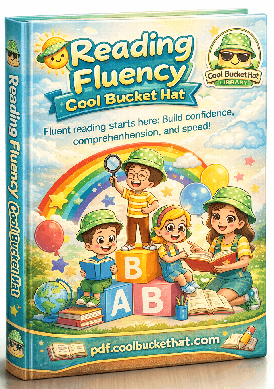 Reading Fluency Cool Bucket Hat